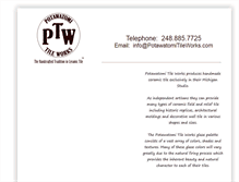 Tablet Screenshot of potawatomitileworks.com